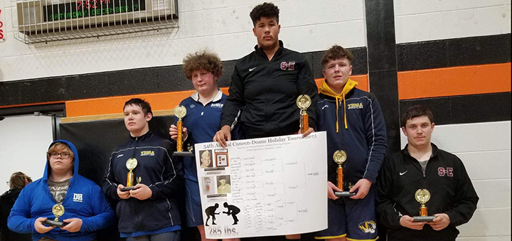 Local Wrestlers compete at Cuneen Doane Tournament